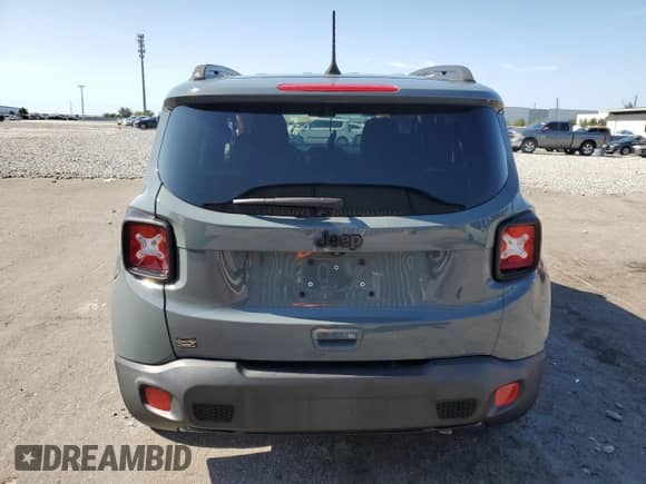 2018 Jeep Renegade Altitude with VIN ZACCJABB0JPH39718, listed as a Copart auction lot 80542675 with 80,587 mi miles and Salvage title. Bid and sale history available at DreamBid. Image 6.