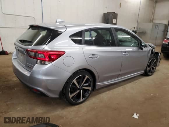 2022 Subaru Impreza Special Sports with VIN 4S3GTAM64N3705500, listed as a Copart auction lot 59776365 with 37,168 mi miles and Salvage title. Bid and sale history available at DreamBid. Image 3.