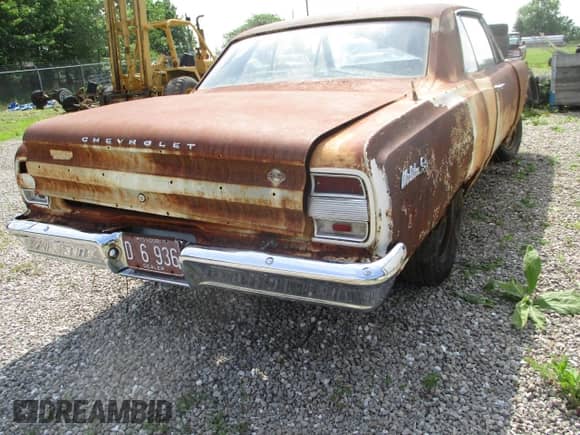 1964 Chevrolet Malibu с VIN 45837K124155, выставлен на аукционе Copart как лот 65851765 с пробегом 93 461 миль миль и Чистый • Clean title. История ставок и продаж доступна на DreamBid. Изображение 4.
