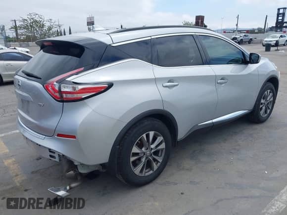 2017 Nissan Murano S with VIN 5N1AZ2MG7HN200672, listed as a IAAI auction lot 42459155 with 162,823 mi miles and . Bid and sale history available at DreamBid. Image 4.