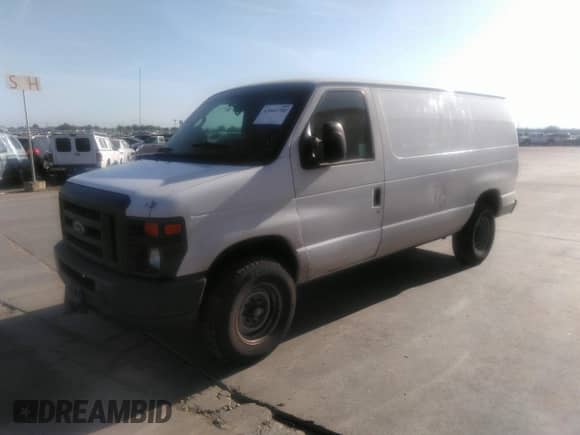 2013 Ford Econoline Cargo Commercial with VIN 1FTSE3EL3DDA30378, listed as a IAAI auction lot 42064788 with 285,473 mi miles and . Bid and sale history available at DreamBid. Image 2.