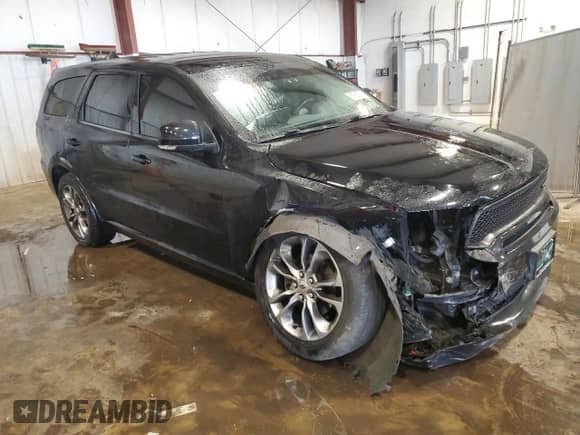 2020 Dodge Durango GT with VIN 1C4RDJDG5LC261510, listed as a Copart auction lot 67663715 with 104,576 mi miles and Salvage title. Bid and sale history available at DreamBid. Image 4.