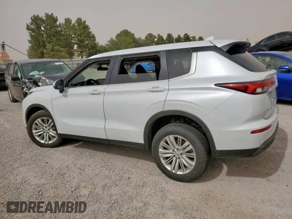 2024 Mitsubishi Outlander ES with VIN JA4J3UA83RZ026196, listed as a Copart auction lot 57175825 with 18,397 mi miles and Salvage title. Bid and sale history available at DreamBid. Image 2.