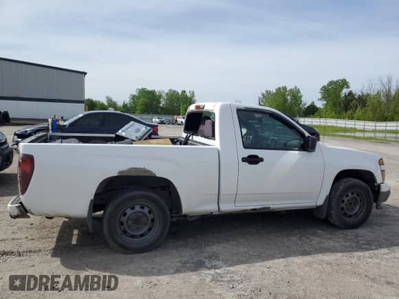 2010 Chevrolet Colorado Work Truck with VIN 1GCCSBD91A8141089, listed as a Copart auction lot 58292565 with Not provided miles and Salvage title. Bid and sale history available at DreamBid. Image 3.