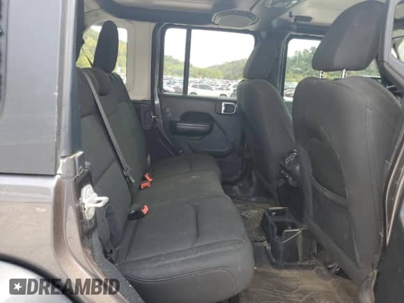 2021 Jeep Wrangler Unlimited 80th Anniversary with VIN 1C4HJXDG0MW777068, listed as a Copart auction lot 71477785 with 44,109 mi miles and Salvage title. Bid and sale history available at DreamBid. Image 11.