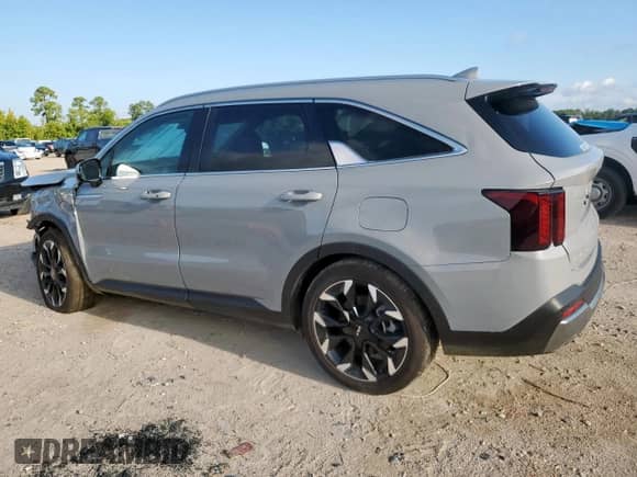 2025 Kia Sorento EX с VIN 5XYRH4JF3SG324230, выставлен на аукционе Copart как лот 68742065 с пробегом 5 489 миль миль и Списание • Salvage title. История ставок и продаж доступна на DreamBid. Изображение 2.