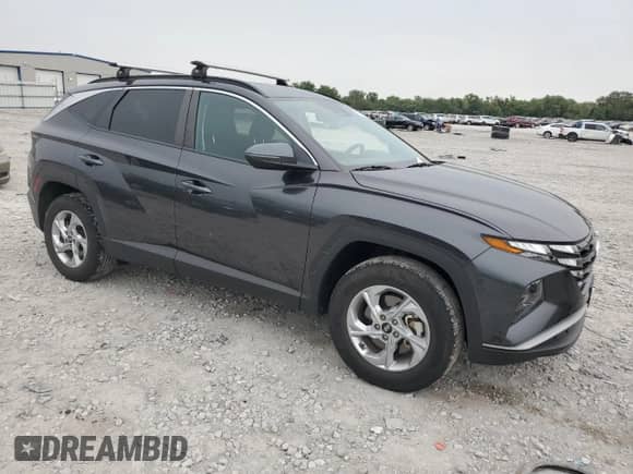 2023 Hyundai Tucson SEL with VIN 5NMJBCAE0PH194243, listed as a Copart auction lot 71786755 with 37,512 mi miles and Salvage title. Bid and sale history available at DreamBid. Image 4.