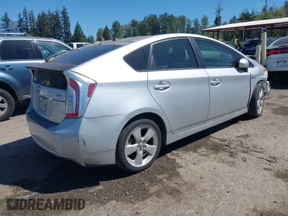 2012 Toyota Prius One with VIN JTDKN3DU2C1487855, listed as a IAAI auction lot 42849320 with 92,099 mi miles and . Bid and sale history available at DreamBid. Image 4.