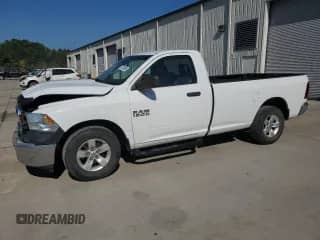 2014 Ram 1500 Tradesman с VIN 3C6JR6DG6EG163704, выставлен на аукционе Copart как лот 81028695 с пробегом 168 277 миль миль и Списание • Salvage title. История ставок и продаж доступна на DreamBid. Изображение 1.