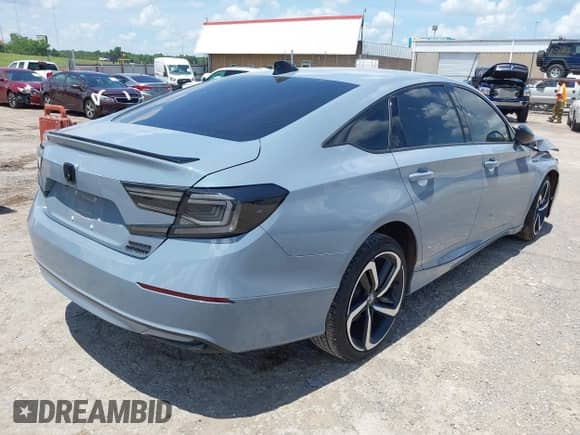 2022 Honda Accord Sport with VIN 1HGCV3F20NA033575, listed as a IAAI auction lot 42735394 with 71,235 mi miles and . Bid and sale history available at DreamBid. Image 4.