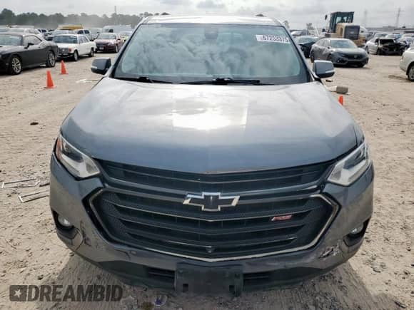 2021 Chevrolet Traverse RS z VIN 1GNERJKW6MJ228224, wystawiony jako Copart lot #67253375 z przebiegiem 66 111 mil mil oraz Szkoda całkowita • Salvage title. Historia ofert i sprzedaży dostępna na DreamBid. Obrazek 5.