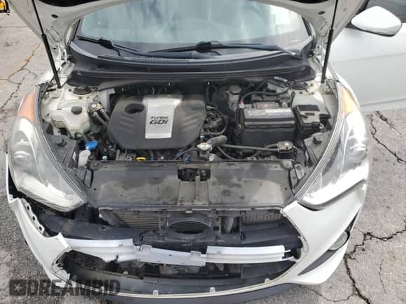 2016 Hyundai Veloster Turbo z VIN KMHTC6AE7GU275848, wystawiony jako Copart lot #69607965 z przebiegiem 91 373 mil mil oraz Szkoda całkowita • Salvage title. Historia ofert i sprzedaży dostępna na DreamBid. Obrazek 12.