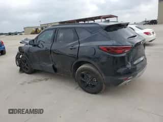 2024 Chevrolet Blazer LT с VIN 3GNKBCR48RS193375, выставлен на аукционе Copart как лот 56486744 с пробегом 5 133 миль миль и Списание • Salvage title. История ставок и продаж доступна на DreamBid. Изображение 2.