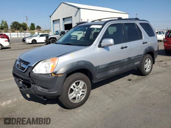 2002 Honda CR-V EX with VIN JHLRD78852C036088, listed as a Copart auction lot 70121155 with 166,996 mi miles and Salvage title. Bid and sale history available at DreamBid. Image 1.