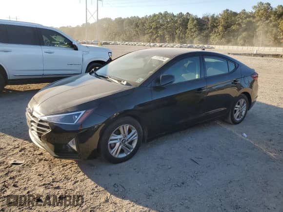 2019 Hyundai Elantra SEL z VIN 5NPD84LF8KH468291, wystawiony jako Copart lot #77731764 z przebiegiem 83 574 mil mil oraz Nie do naprawy • Non repairable. Historia ofert i sprzedaży dostępna na DreamBid. Obrazek 1.