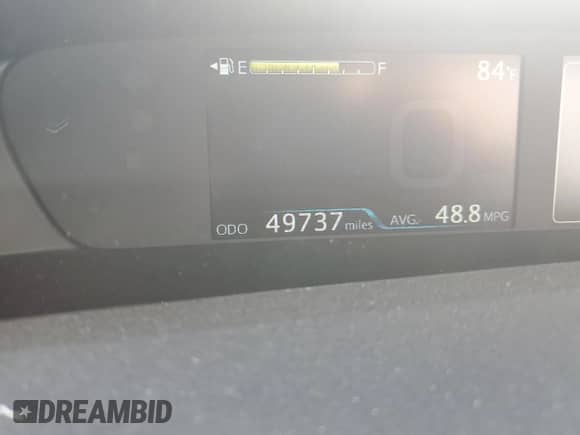 2018 Toyota Prius Two с VIN JTDKARFU7J3554673, выставлен на аукционе Copart как лот 80738925 с пробегом 49 737 миль миль и На запчасти • Non repairable. История ставок и продаж доступна на DreamBid. Изображение 9.