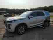 2024 Hyundai Palisade SEL z VIN KM8R4DGE5RU670701, wystawiony jako Copart lot #61448535 z przebiegiem 11 268 mil mil oraz Szkoda całkowita • Salvage title. Historia ofert i sprzedaży dostępna na DreamBid. Obrazek 1.