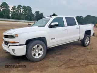 2018 Chevrolet Silverado 1500 LT z VIN 3GCUKREC0JG239306, wystawiony jako Copart lot #67583895 z przebiegiem 121 582 mil mil oraz Szkoda całkowita • Salvage title. Historia ofert i sprzedaży dostępna na DreamBid. Obrazek 1.