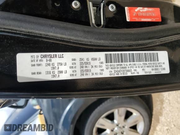 2009 Dodge Journey R/T with VIN 3D4GH67V39T508025, listed as a Copart auction lot 62867785 with 138,630 mi miles and Salvage title. Bid and sale history available at DreamBid. Image 13.