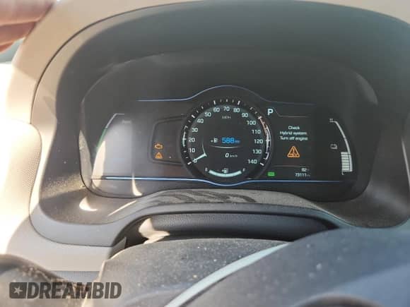 2017 Hyundai Ioniq Limited с VIN KMHC85LC4HU035746, выставлен на аукционе Copart как лот 71529175 с пробегом 73 111 миль миль и Списание • Salvage title. История ставок и продаж доступна на DreamBid. Изображение 9.