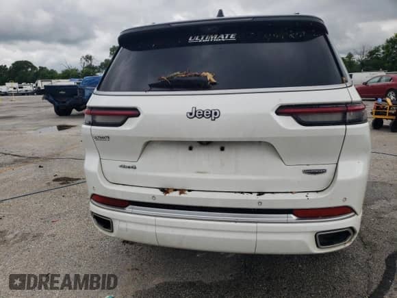 2023 Jeep Grand Cherokee Summit с VIN 1C4RJKEG3P8848780, выставлен на аукционе Copart как лот 60922855 с пробегом 37 630 миль миль и Списание • Salvage title. История ставок и продаж доступна на DreamBid. Изображение 6.