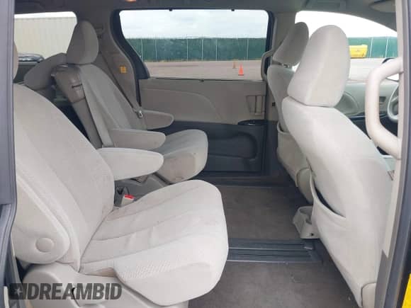 2012 Toyota Sienna LE AAS with VIN 5TDKK3DCXCS257757, listed as a IAAI auction lot 42850535 with 196,046 mi miles and . Bid and sale history available at DreamBid. Image 8.