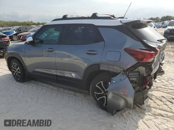 2022 Chevrolet TrailBlazer ACTIV with VIN KL79MVSL9NB009868, listed as a Copart auction lot 48995294 with 37,324 mi miles and Salvage title. Bid and sale history available at DreamBid. Image 2.
