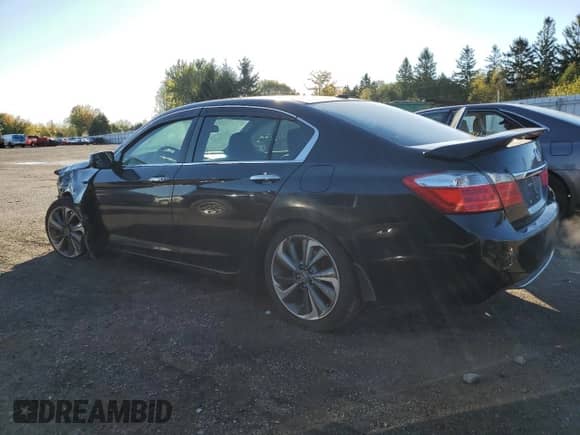 2013 Honda Accord EX-L z VIN 1HGCR2F99DA800284, wystawiony jako Copart lot #84238085 z przebiegiem 258 290 mil mil oraz Czysty tytuł • Clean title. Historia ofert i sprzedaży dostępna na DreamBid. Obrazek 2.