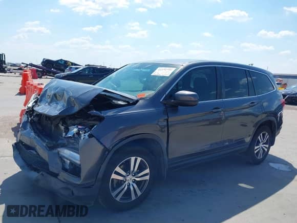 2017 Honda Pilot EX-L with VIN 5FNYF5H58HB027491, listed as a IAAI auction lot 43356758 with 124,805 mi miles and . Bid and sale history available at DreamBid. Image 2.