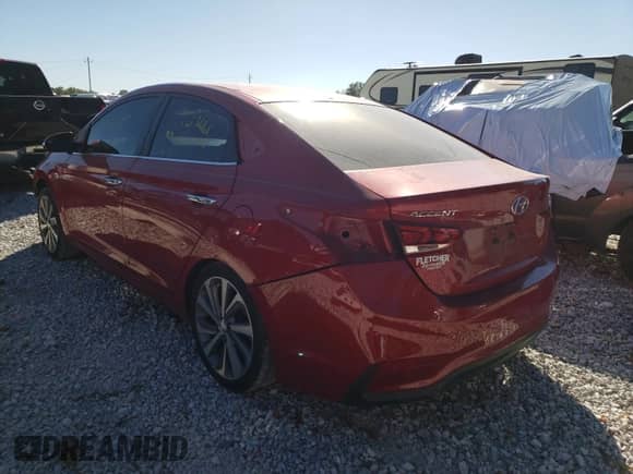 2018 Hyundai Accent Limited с VIN 3KPC34A37JE010621, выставлен на аукционе Copart как лот 40068504 с пробегом 40 445 миль миль и Списание • Salvage title. История ставок и продаж доступна на DreamBid. Изображение 3.