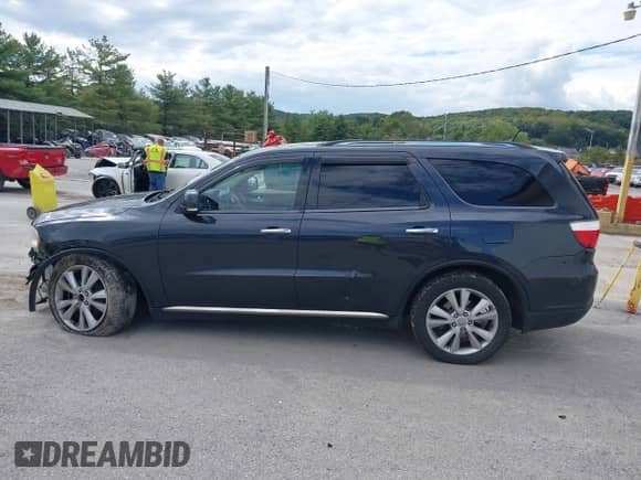 2013 Dodge Durango Crew with VIN 1C4RDJDG6DC690060, listed as a IAAI auction lot 43134968 with 160,833 mi miles and . Bid and sale history available at DreamBid. Image 15.