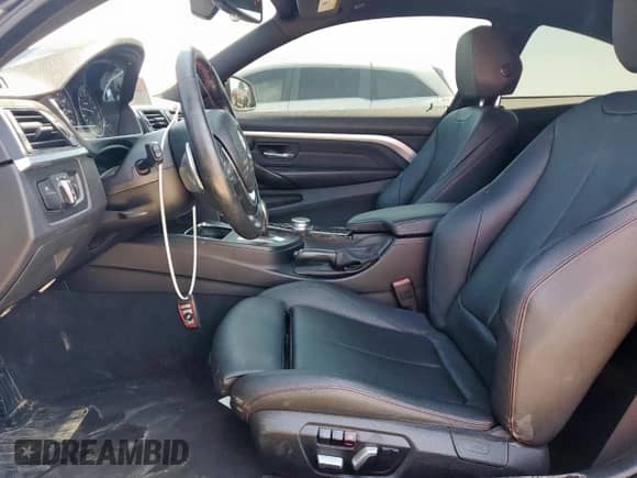 2017 BMW 4 Series 430i with VIN WBA4R7C58HK876710, listed as a Copart auction lot 80035665 with 128,301 mi miles and Clean title. Bid and sale history available at DreamBid. Image 7.