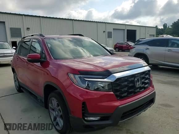 2022 Honda Passport EX-L with VIN 5FNYF8H59NB031479, listed as a Copart auction lot 66687805 with 17,850 mi miles and Salvage title. Bid and sale history available at DreamBid. Image 14.