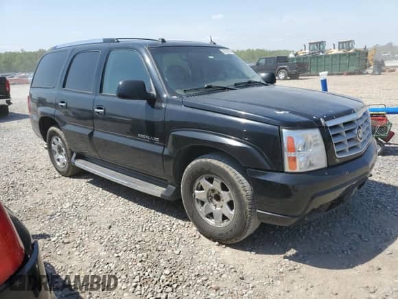2004 Cadillac Escalade with VIN 1GYEC63T44R275260, listed as a Copart auction lot 53201805 with 283,450 mi miles and Salvage title. Bid and sale history available at DreamBid. Image 4.