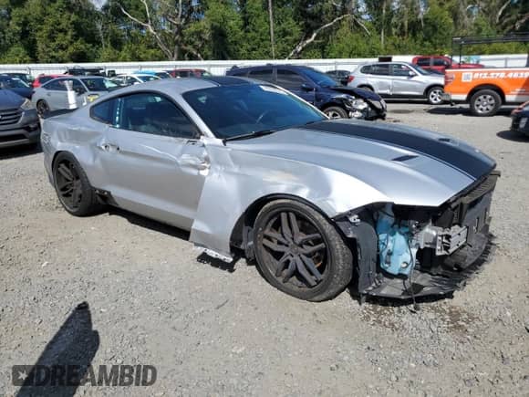 2018 Ford Mustang EcoBoost with VIN 1FA6P8TH2J5118731, listed as a Copart auction lot 85558515 with 65,262 mi miles and Salvage title. Bid and sale history available at DreamBid. Image 4.