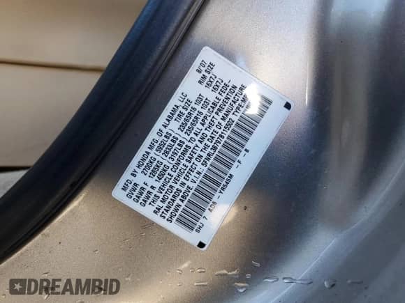 2007 Honda Odyssey EX-L с VIN 5FNRL38797B115502, выставлен на аукционе Copart как лот 89920615 с пробегом 148 586 миль миль и Чистый • Clean title. История ставок и продаж доступна на DreamBid. Изображение 13.