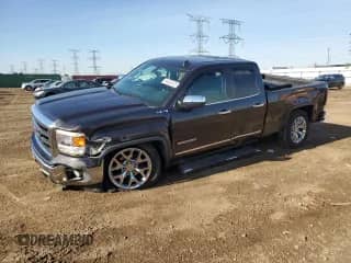 2014 GMC Sierra 1500 SLT with VIN 1GTV2VEC3EZ347180, listed as a Copart auction lot 54520125 with 143,518 mi miles and Salvage title. Bid and sale history available at DreamBid. Image 1.