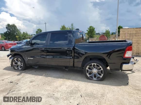 2019 Ram 1500 Tradesman with VIN 1C6RREGT2KN650861, listed as a Copart auction lot 65469055 with 153,258 mi miles and Salvage title. Bid and sale history available at DreamBid. Image 2.