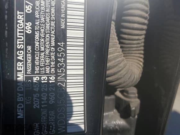 2018 Mercedes-Benz CLA 45 AMG с VIN WDDSJ5CB2JN534594, выставлен на аукционе Copart как лот 81325424 с пробегом 81 054 миль миль и Списание • Salvage title. История ставок и продаж доступна на DreamBid. Изображение 12.