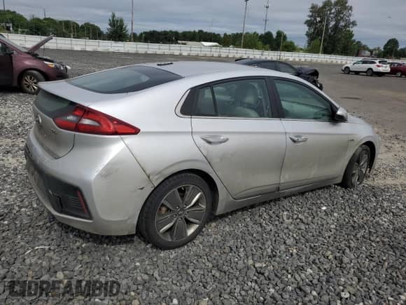 2017 Hyundai Ioniq Limited z VIN KMHC85LC1HU046669, wystawiony jako Copart lot #63280165 z przebiegiem 146 713 mil mil oraz Szkoda całkowita • Salvage title. Historia ofert i sprzedaży dostępna na DreamBid. Obrazek 3.