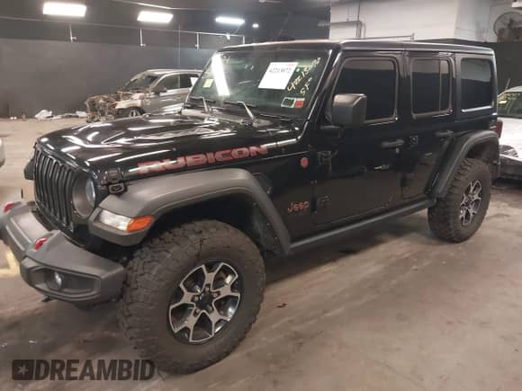 2021 Jeep Wrangler Unlimited Rubicon with VIN 1C4HJXFG9MW736127, listed as a IAAI auction lot 42213072 with 60,865 mi miles and . Bid and sale history available at DreamBid. Image 20.