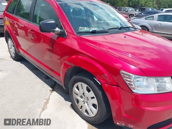 2014 Dodge Journey SE z VIN 3C4PDCABXET258671, wystawiony jako IAAI lot #42714929 z przebiegiem 247 599 mil mil oraz . Historia ofert i sprzedaży dostępna na DreamBid. Obrazek 6.