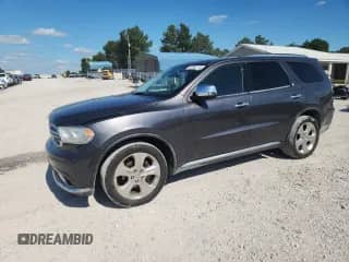 2015 Dodge Durango SXT with VIN 1C4RDHAG2FC880535, listed as a Copart auction lot 58992165 with 155,953 mi miles and Clean title. Bid and sale history available at DreamBid. Image 1.