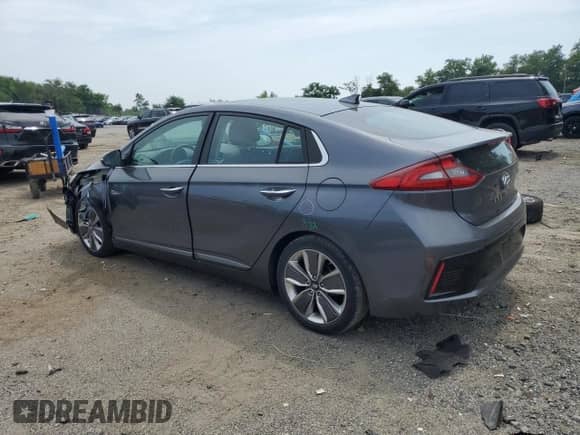 2017 Hyundai Ioniq Limited с VIN KMHC85LC4HU040106, выставлен на аукционе Copart как лот 67372715 с пробегом 43 590 миль миль и Списание • Salvage title. История ставок и продаж доступна на DreamBid. Изображение 2.