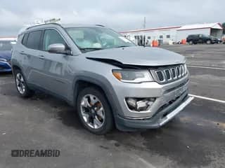 2018 Jeep Compass Limited with VIN 3C4NJCCB7JT358766, listed as a IAAI auction lot 43005105 with 110,420 mi miles and . Bid and sale history available at DreamBid. Image 1.