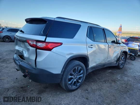 2020 Chevrolet Traverse RS с VIN 1GNERJKWXLJ253528, выставлен на аукционе Copart как лот 81049075 с пробегом 58 981 миль миль и Списание • Salvage title. История ставок и продаж доступна на DreamBid. Изображение 3.