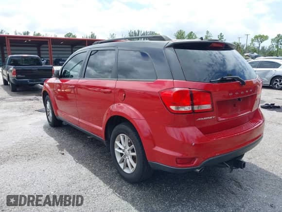 2015 Dodge Journey SXT with VIN 3C4PDCBGXFT743615, listed as a IAAI auction lot 43374385 with 124,970 mi miles and . Bid and sale history available at DreamBid. Image 3.