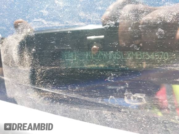 2021 Chevrolet TrailBlazer LS with VIN KL79MNSL8MB134570, listed as a IAAI auction lot 43142577 with 46,230 mi miles and . Bid and sale history available at DreamBid. Image 17.