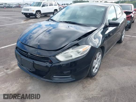 2016 Dodge Dart SE with VIN 1C3CDFAA9GD539753, listed as a IAAI auction lot 43318300 with 106,135 mi miles and . Bid and sale history available at DreamBid. Image 6.