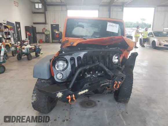 2015 Jeep Wrangler Sport with VIN 1C4AJWAG7FL645882, listed as a IAAI auction lot 42800772 with 54,307 mi miles and . Bid and sale history available at DreamBid. Image 12.